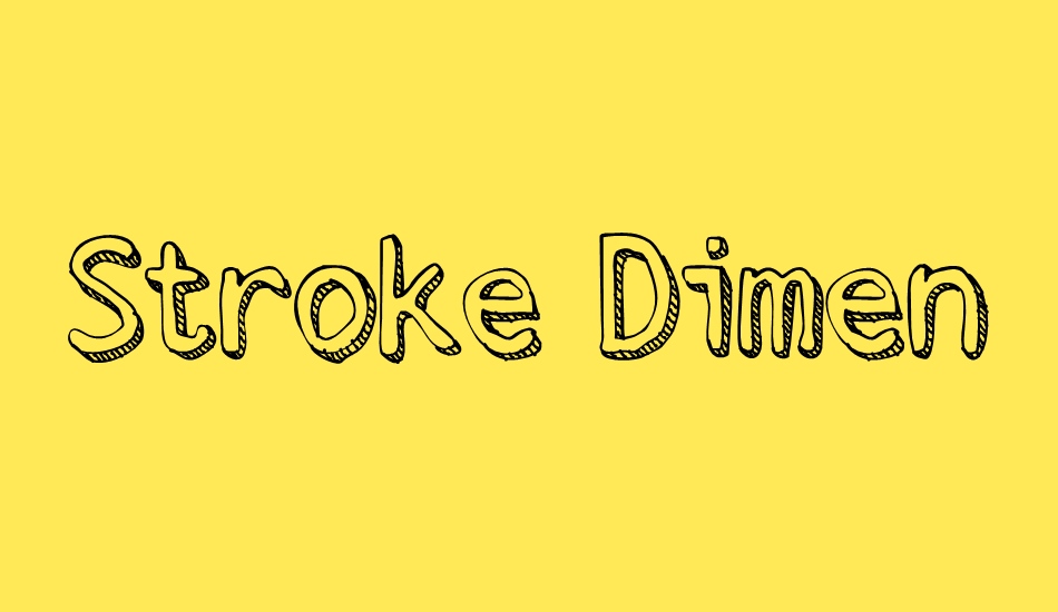 stroke-dimension font big