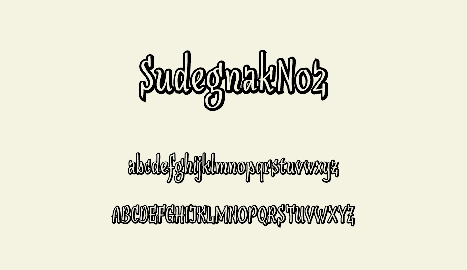 sudegnakno2 font