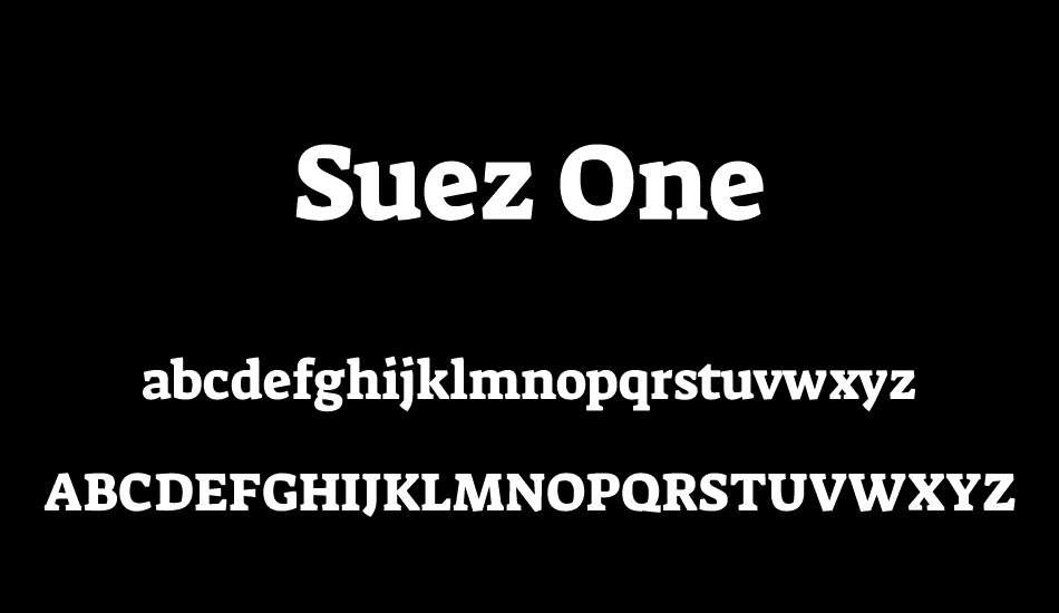 suez-one font