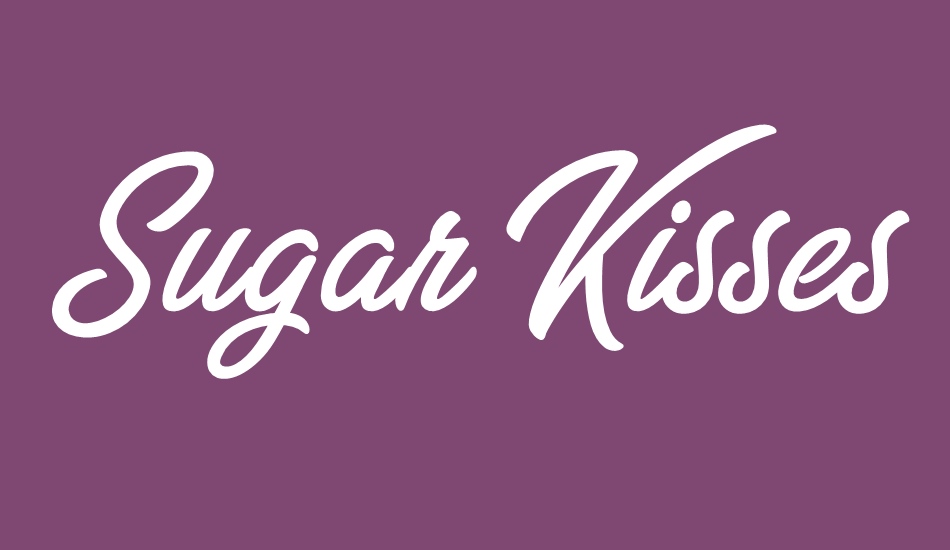 sugar-kisses-personal-use font big