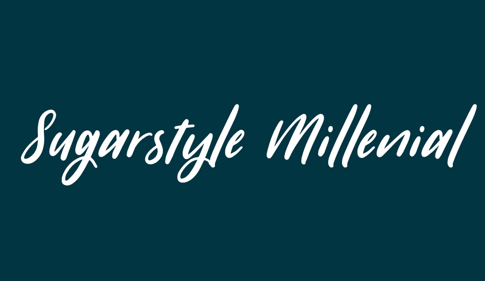 sugarstyle-millenial font big