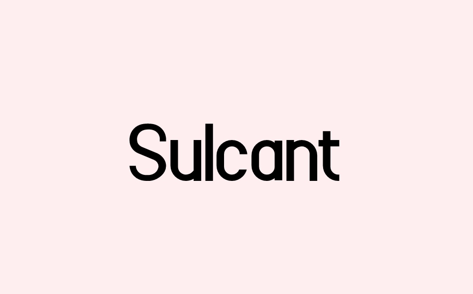 Sulcant font big