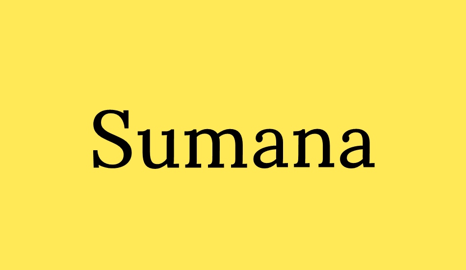 sumana font big