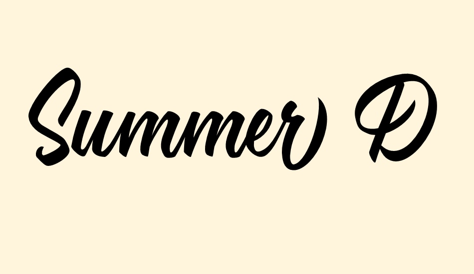 summer-daisy-personal-use font big