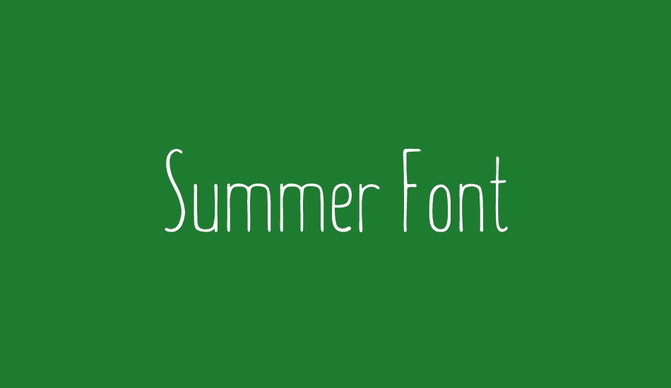 summer-font font big