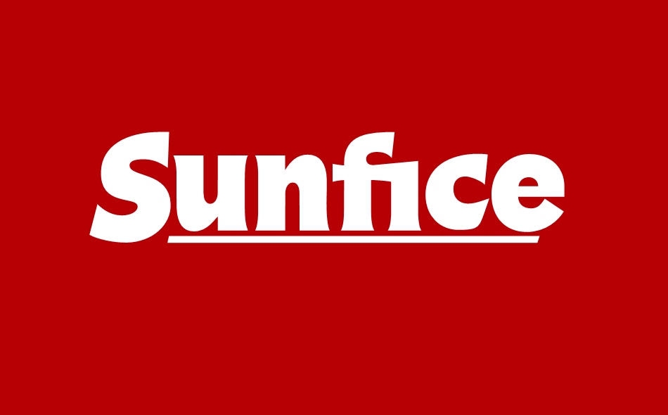 Sunfice font big