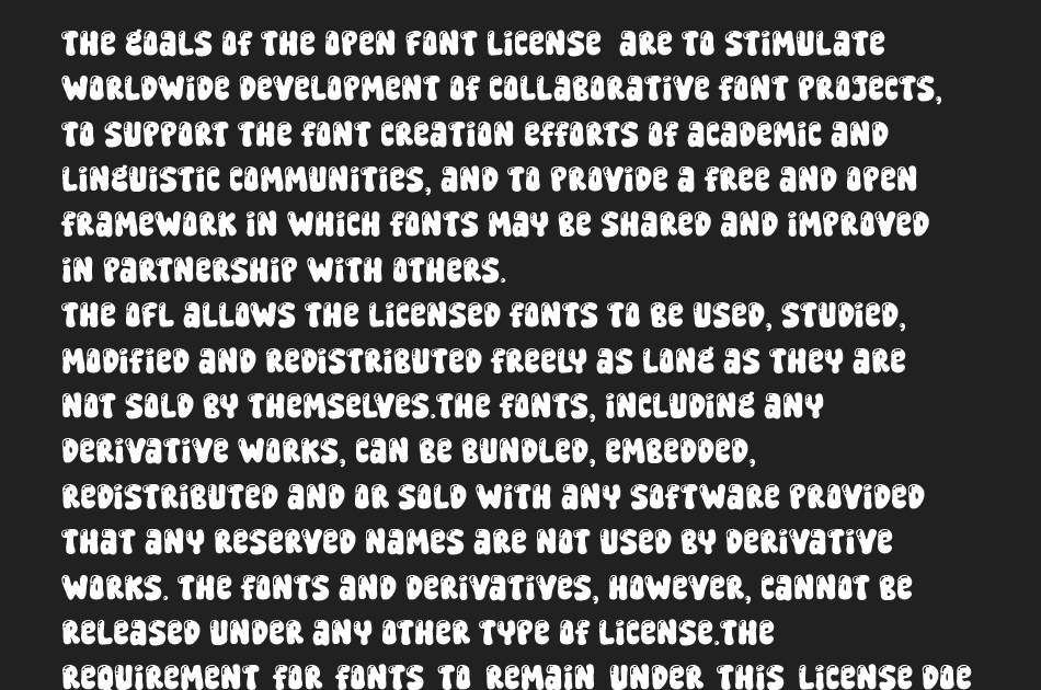 Super Beatpop font 1