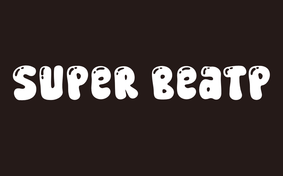 Super Beatpop font big
