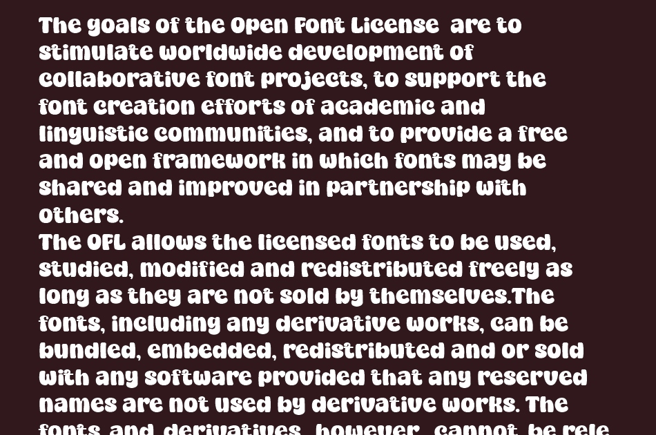 Super Chunky font 1