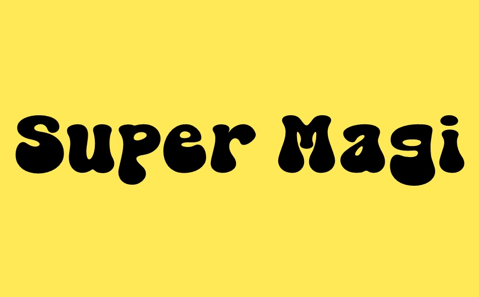 Super Magic font big