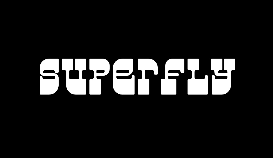 superfly font big