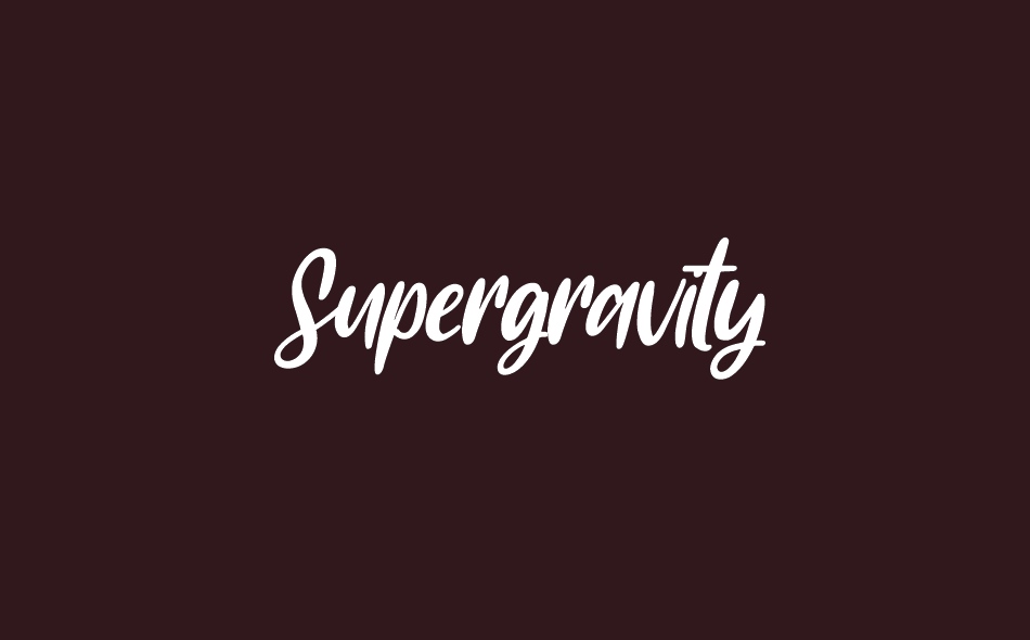 Supergravity font big