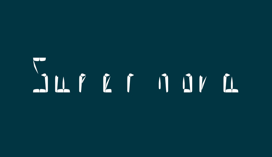 supernova-display font big