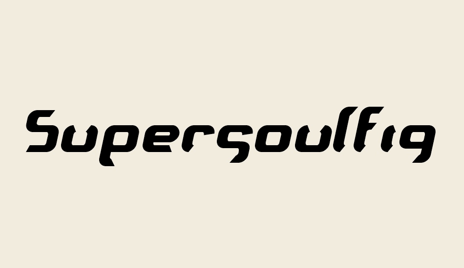 supersoulfighter font big