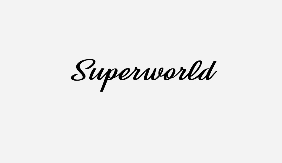 superworld-personal-use font big