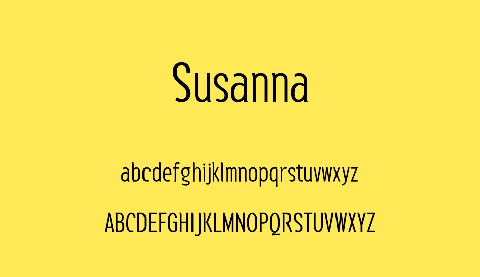 susanna font