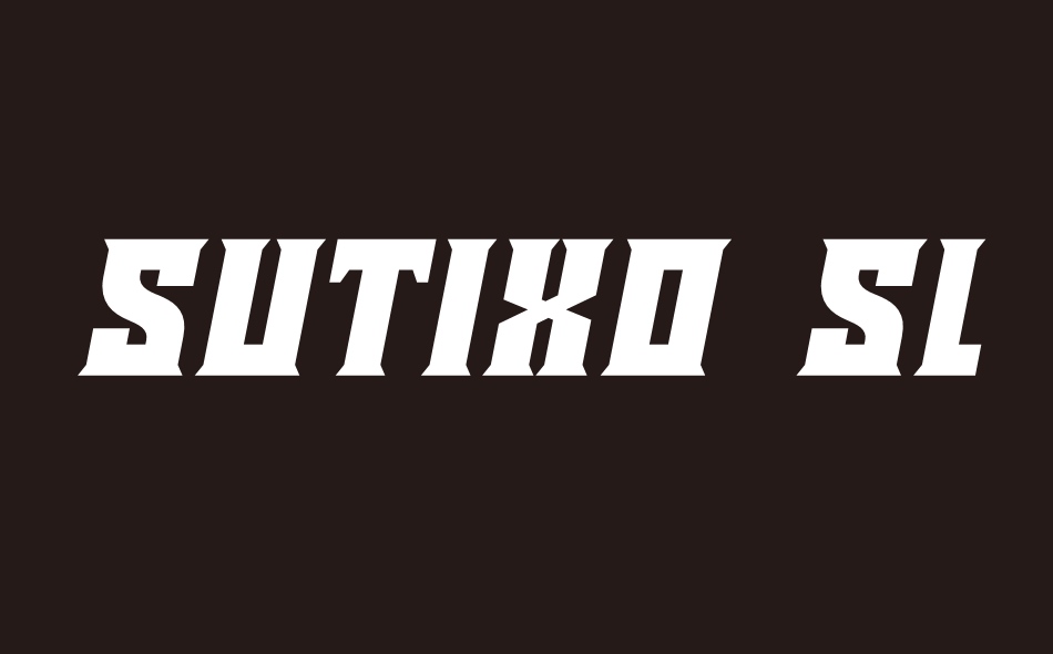 Sutixo font big