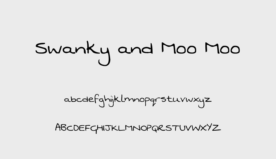 swanky-and-moo-moo font