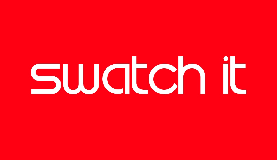 swatch-it font big