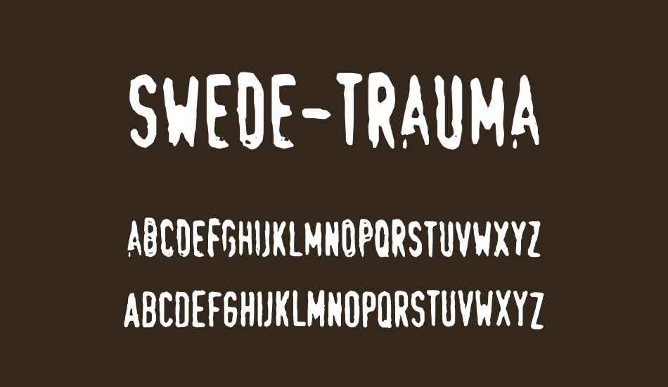 swede-trauma font
