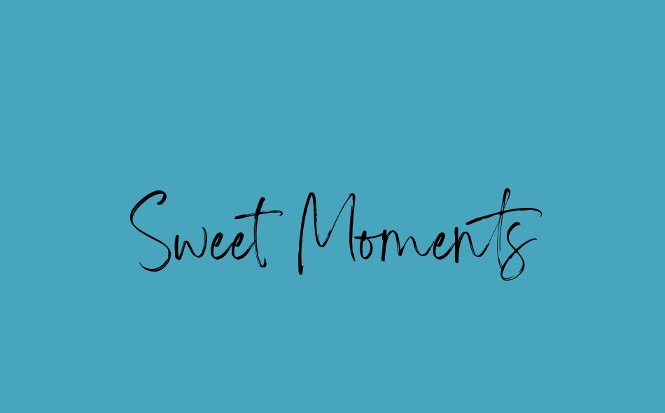 Sweet Moments font big