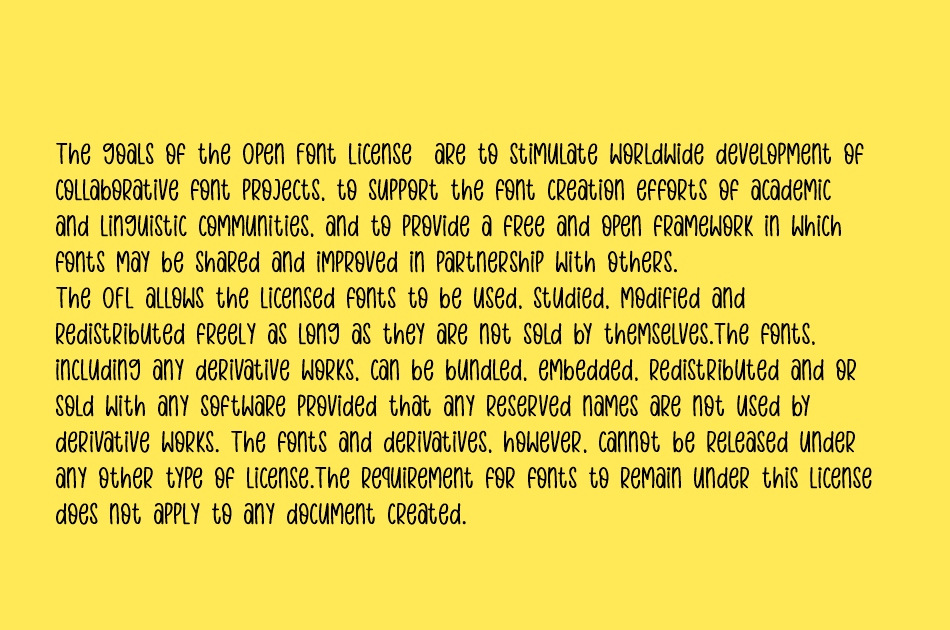 Sweet N Sticky font 1