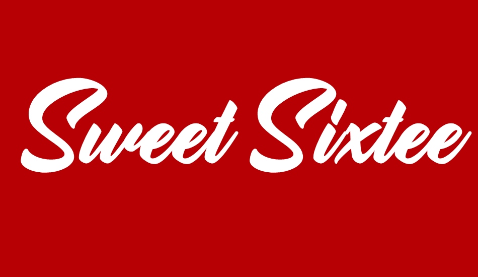 sweet-sixteen font big