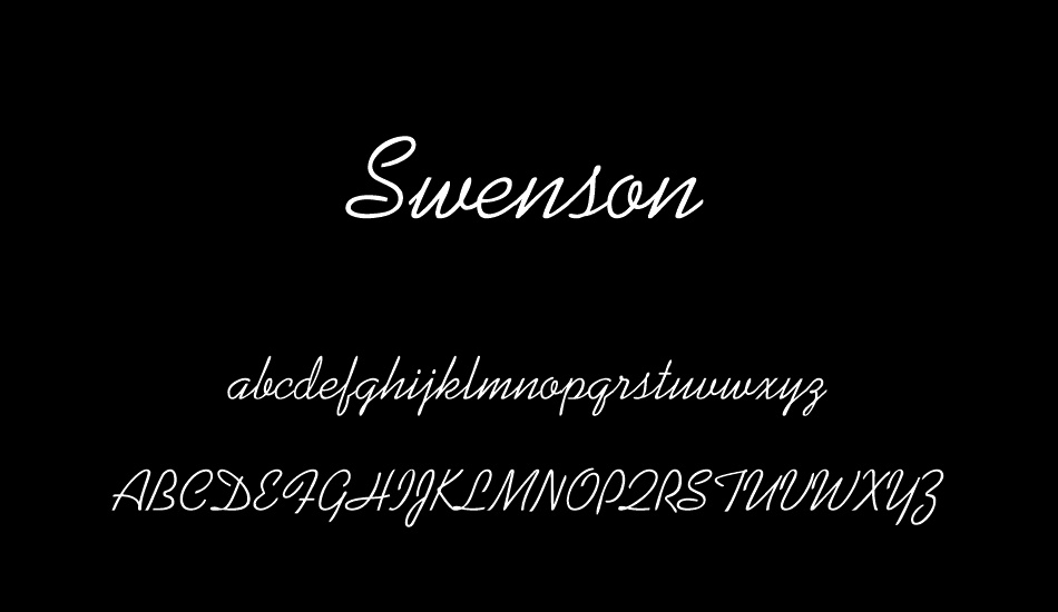 swenson font
