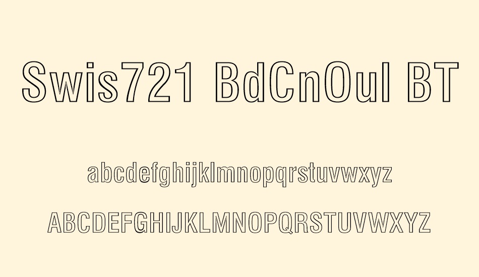 swis721-bdcnoul-bt font