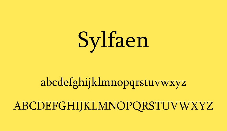 sylfaen font