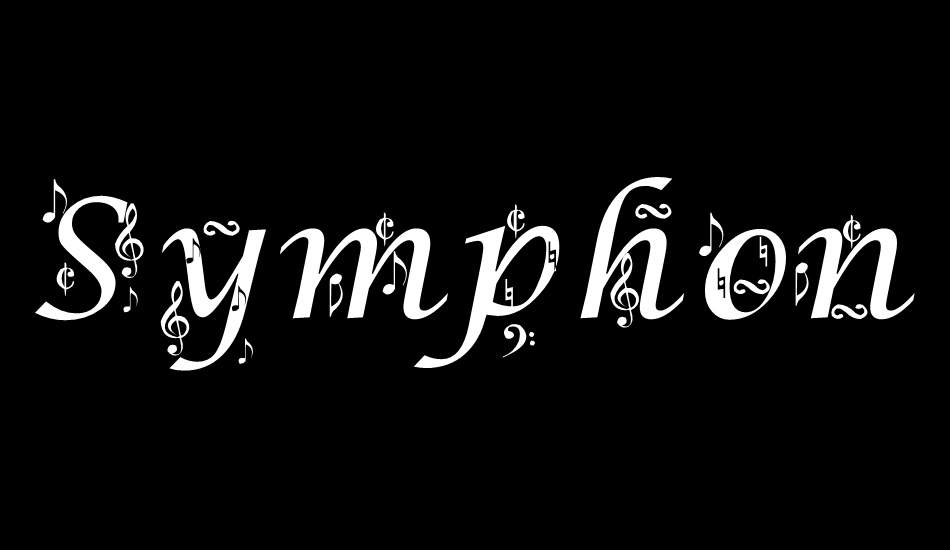 symphony-in-abc font big