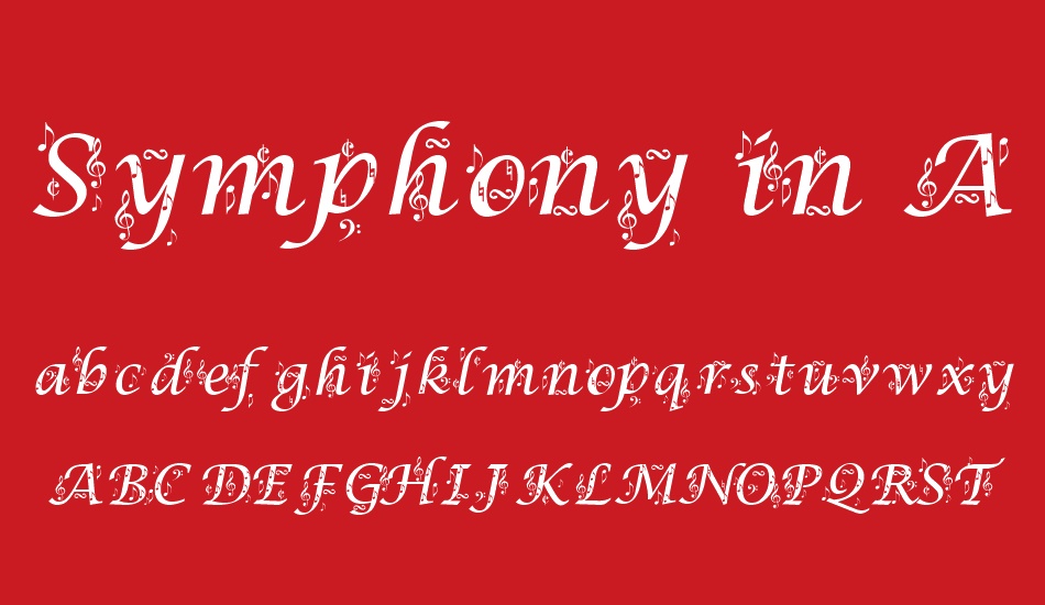 symphony-in-abc font