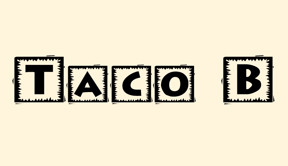 taco-box font big
