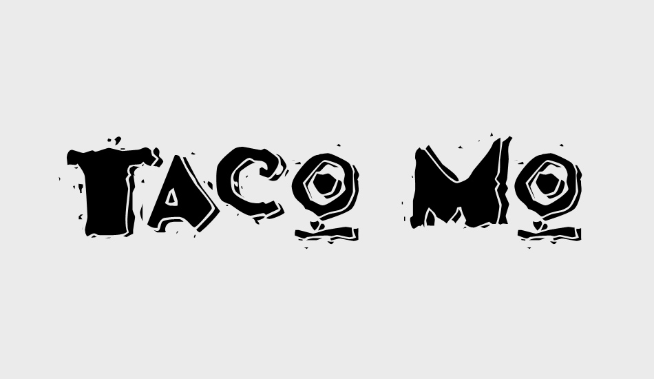 taco-modern font big