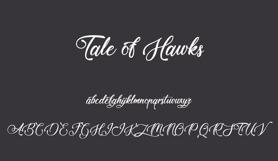 tale-of-hawks font