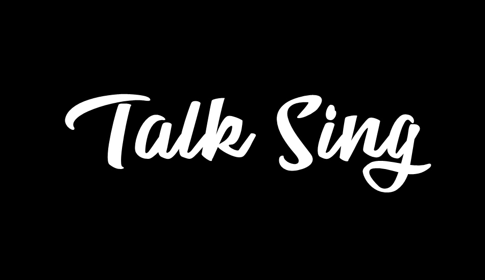 talk-sing-personal-use font big