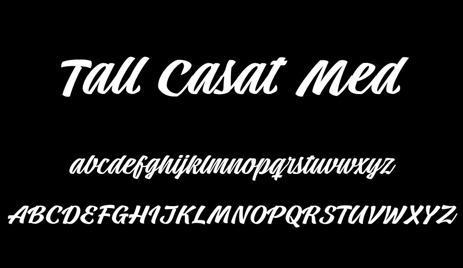 tall-casat-med-personal-use font