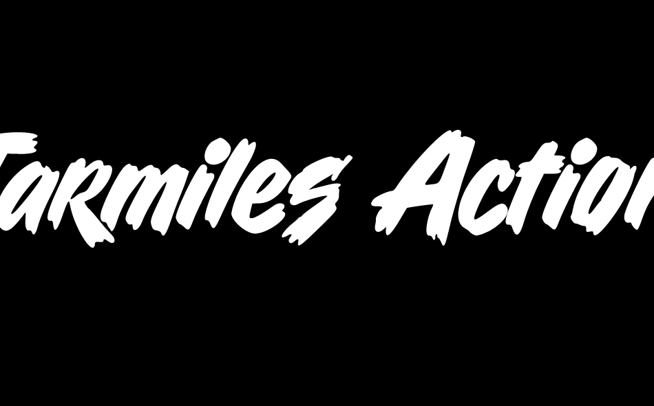 Tarmiles Action font big
