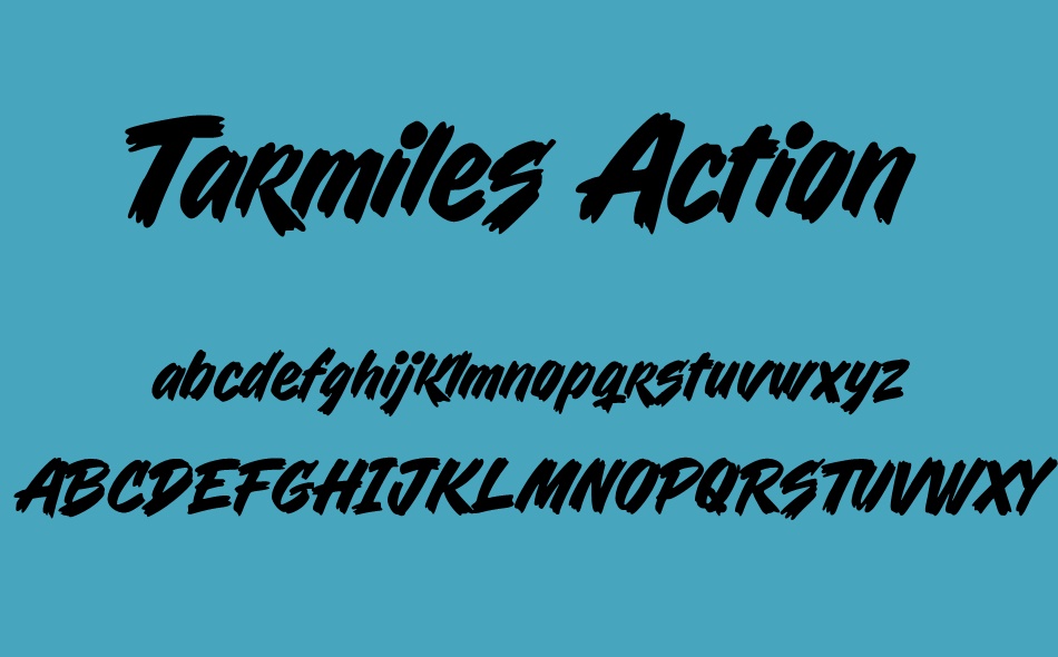 Tarmiles Action font