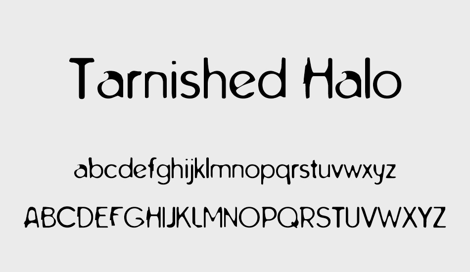 tarnished-halo font