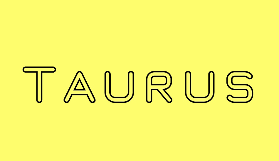 taurus-mono-outline font big