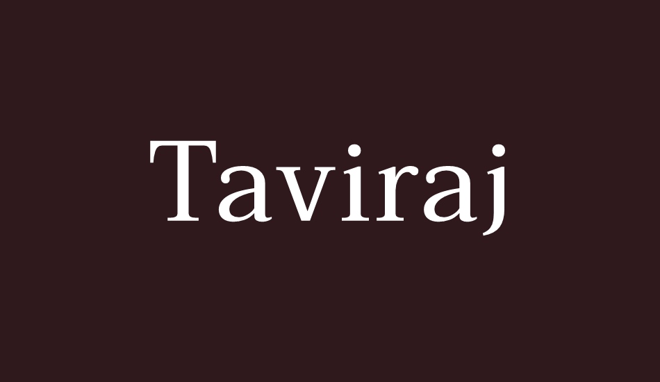 taviraj font big