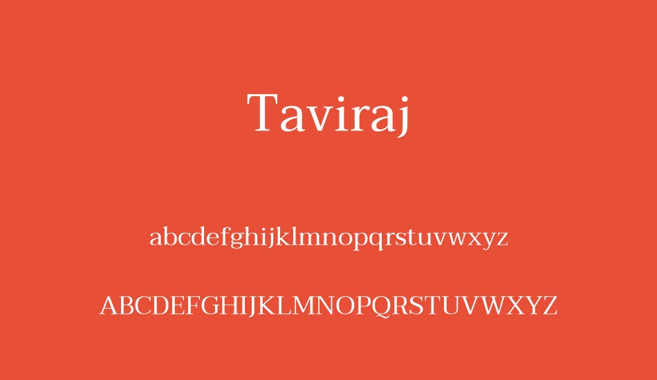 taviraj font