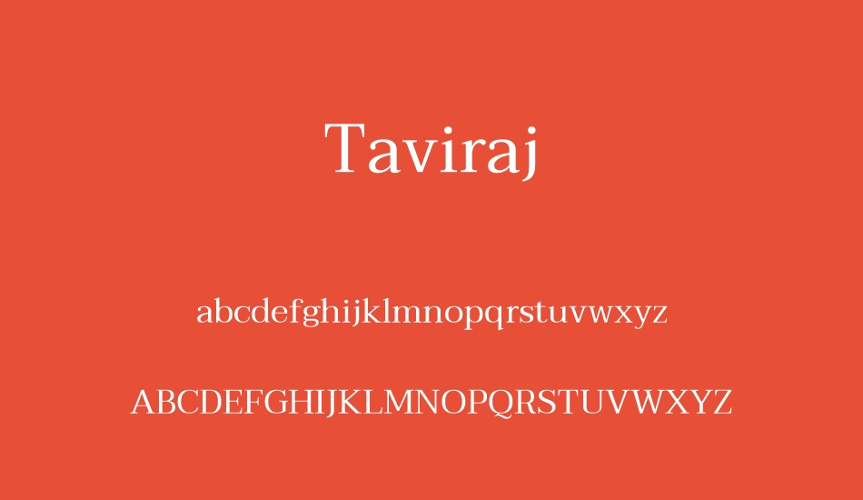 taviraj font