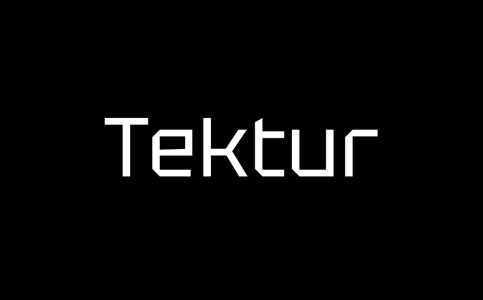 Tektur font big