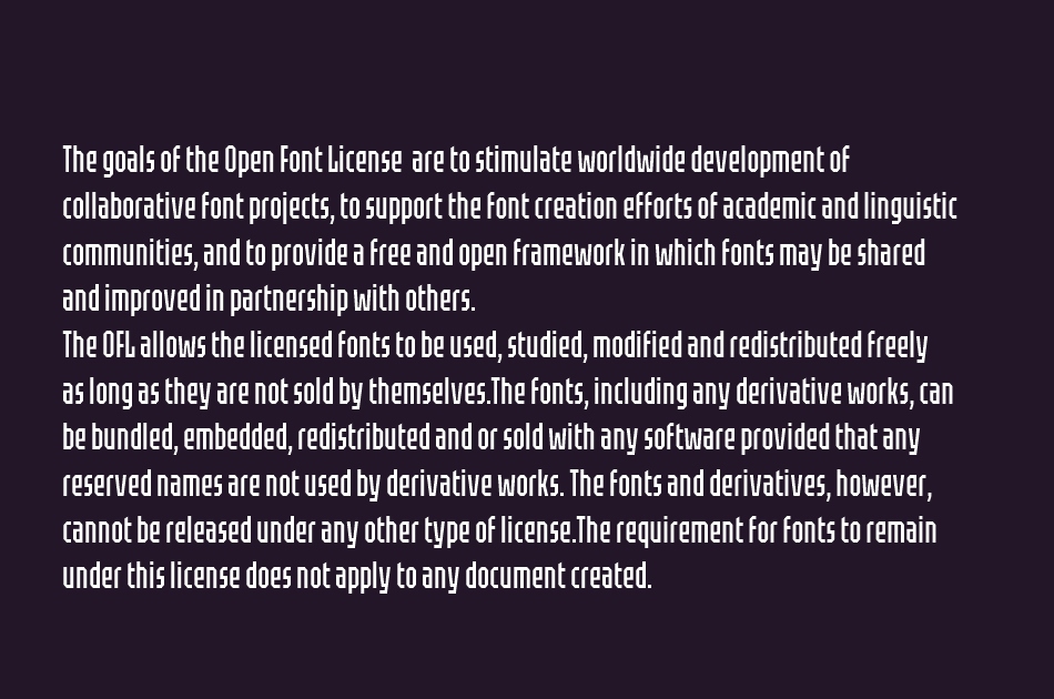 Tektur Tight font 1