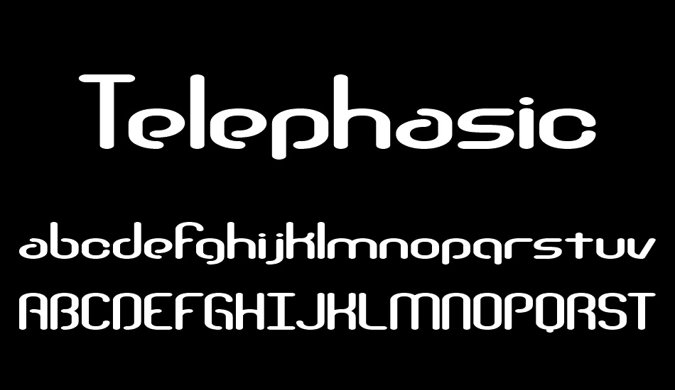 telephasic-brk font
