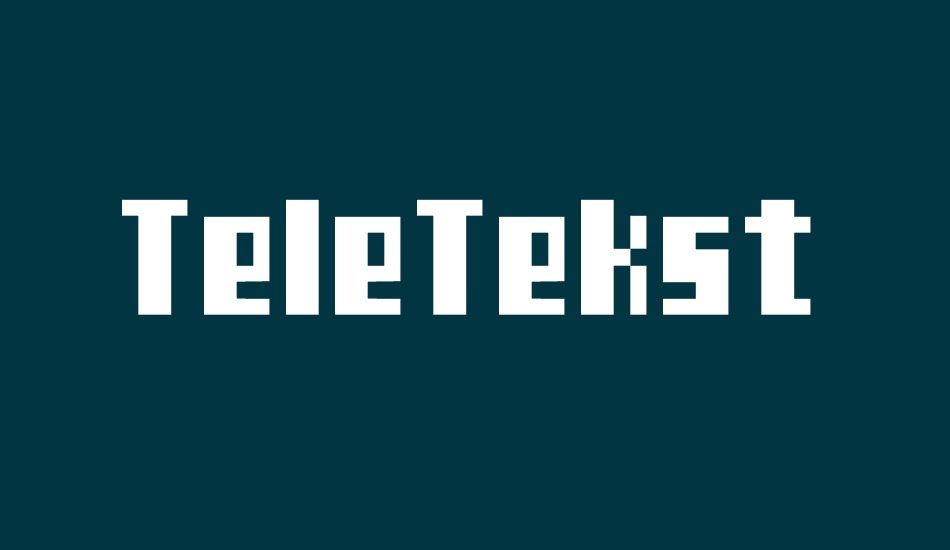 teletekst font big