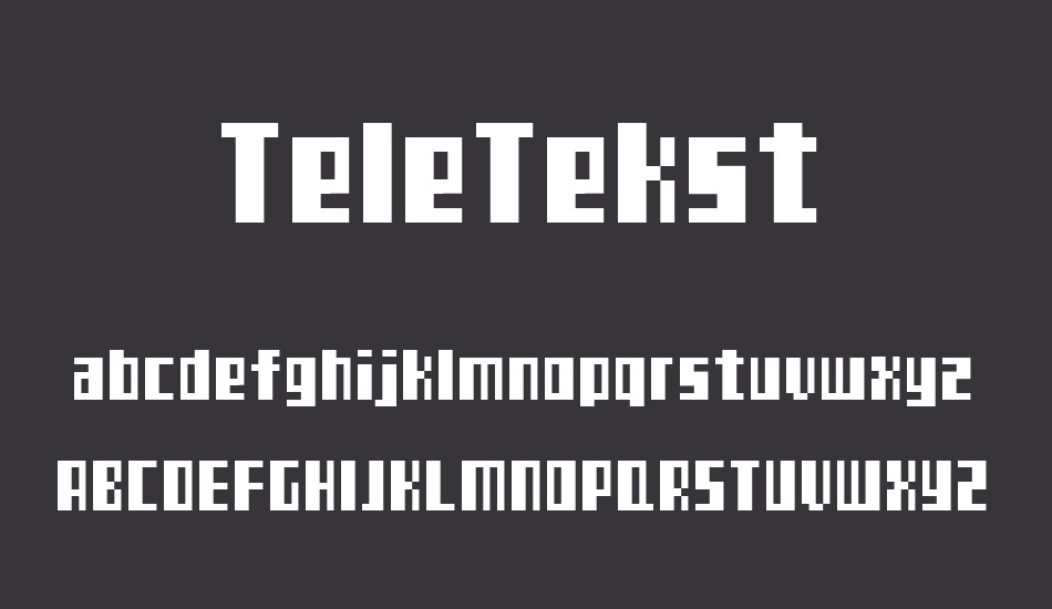 teletekst font