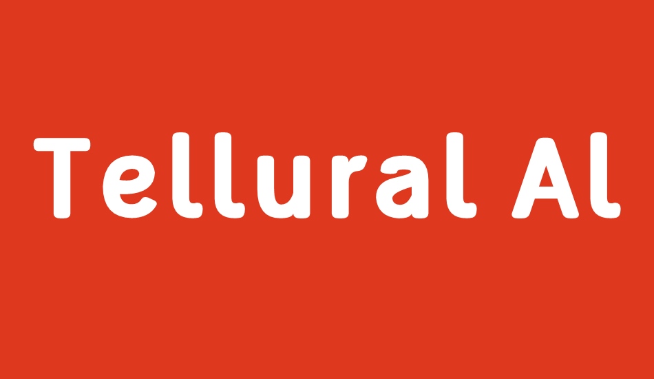 tellural-alt font big